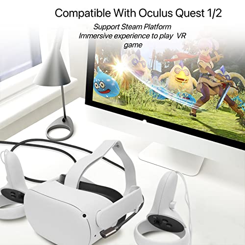 LLCLLLTT Link Cable - Кабел за виртуална слушалки 16 фута, Съвместим с Oculus Quest 2/1