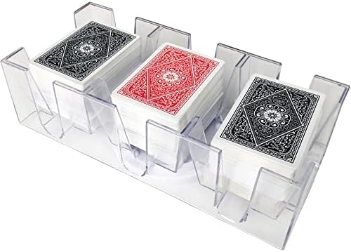 Yuanhe 9 Deck Rotating-Въртяща се Тава за карти за игра, Държач за карти
