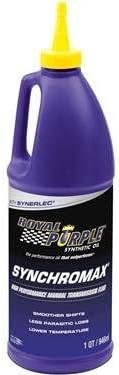 Royal Purple 01512 Комплект от 4 бутилки с течности за механична трансмисия Synchromax обем 1 Литър