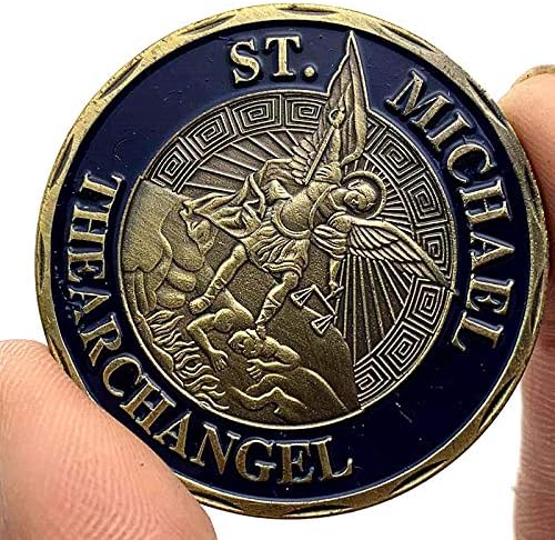 Сувенирни Монети Полицията за сигурност на САЩ с бронзов покритие Defenders of The Force Монета Повикване Архангел