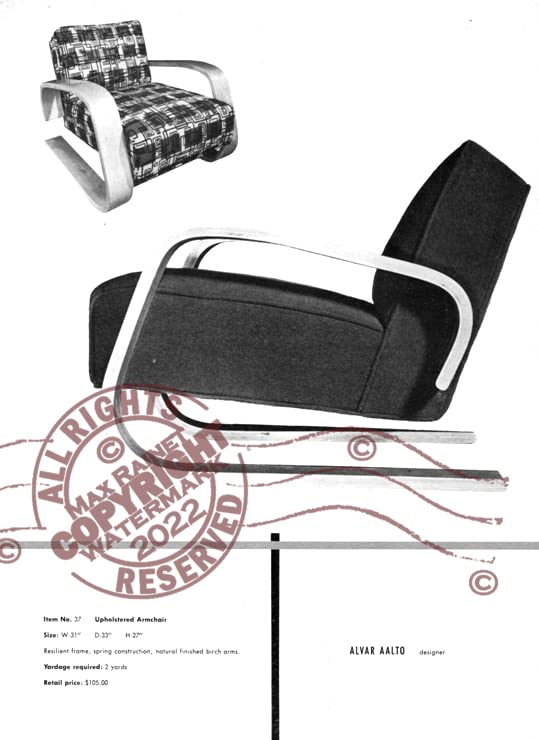 Мебелен форум: Наръчник на съвременния дизайн; Том 1 № Зима (1949) (Каталог на търговски образци, изложени на дизайнерите на компанията)
