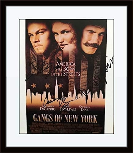 Снимка с автограф Бандата на Ню Йорк в рамка със сертификат за автентичност