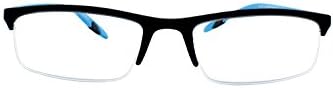 Очила SAV Eyewear Мъжки Sportex Ar4150 Спортни Сини Очила за четене, 29 мм