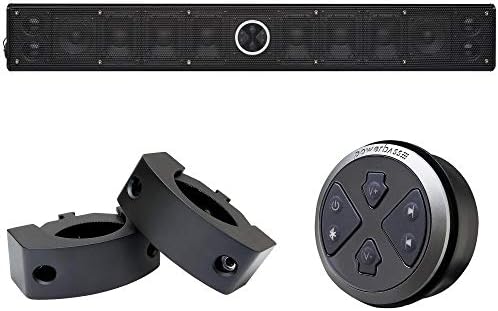 Звукова панел PowerBass XL-1200 Power Sports Bluetooth (XL-1200 с клипове и дистанционно управление), черен