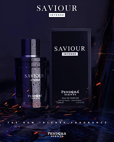 Аромат на мъжки парфюмерийни вода Saviour Intense за него 3,4 течни унции от PARIS CORNER PERFUMES (Saviour Intense)