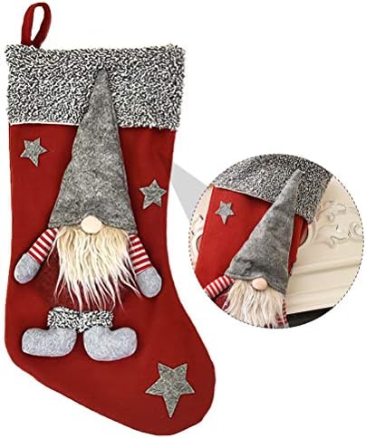 Abaodam 1 бр. Коледни Чорапи за кукли-Елф, Отглеждане, Скъпа Чанта, Използвана за празнуване на Коледа