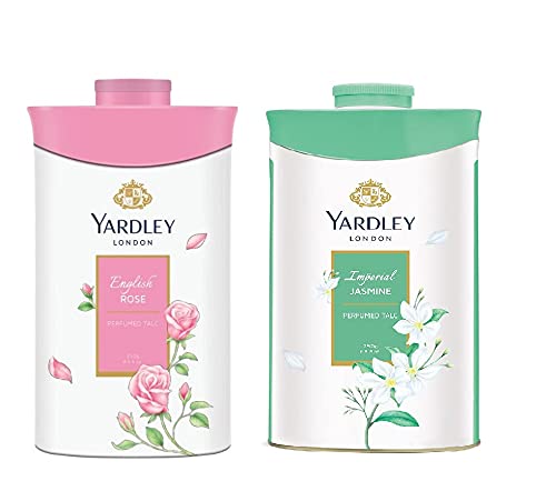 Талк на прах с аромат на Английската Роза SSR Yardley London е С аромат на Императорския жасмин за Жени 250 гр опаковка от 2 бр.