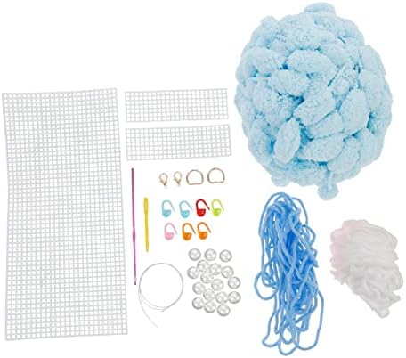 TENDYCOCO 1 Комплект комплект с материали Направи си сам, Комплект за бродиране, Възли чанти за плетиво на една Кука, Комплекти