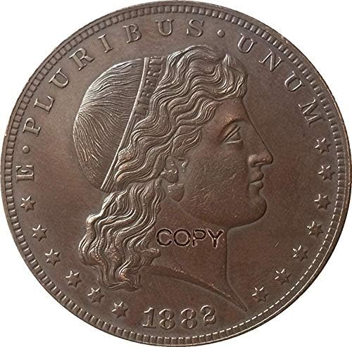 1882 Монети на стойност 1 щатски долар Копие COPYSouvenir Новост Монета, Монета за Подарък