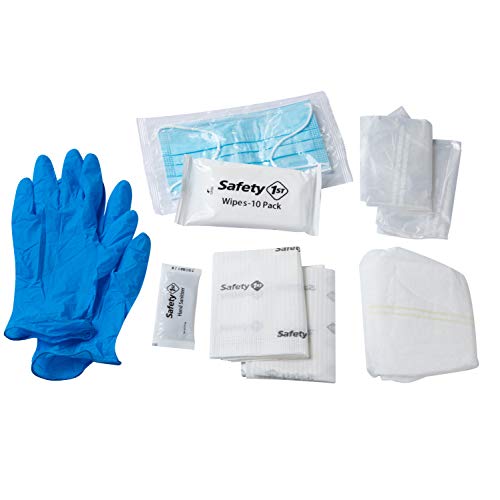 Набор от Safety 1st Oh Shit Kit - със Сменяеми подложки, кърпички и много Други в случай на аварии в движение - Забавен и функционален (3 опаковки)