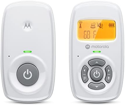 Видеоняня Motorola AM24 с LCD екран - обхват 1000 фута, сигурно и тоалетна връзка, двупосочен разговор, сензор за стайна температура,