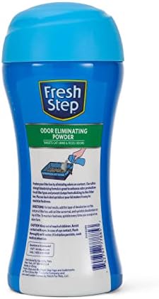 Прах за премахване на миризма Котешки тоалетни Fresh Step | Дезодорант за Котешки тоалетни | Лесен за употреба на Прах за да се