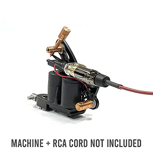 ТАТУИРОВКА конектор за закрепване на RCA Адаптер конвертор машинен включете битумен кабел 1/4 Phono GUN (закопчалка за преобразуване