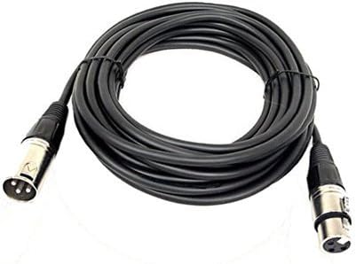 Микрофон кабел HQRP 2-Pack XLR-XLR (3-пинов M/F, 25 фута) за Динамично кардиоидного микрофон Behringer XM8500 Plus увеселителен парк