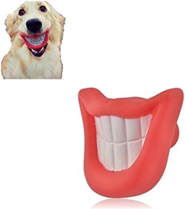 Prettysell на Кученцето Играчки за Кучета Големи Червени Устни Гумена Играчка За Кучета Играчка на Устните, за Домашни Кучета със