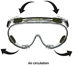 10 X S-1551 Quattro с вентилация, защитни очила, Защитни Очила От замъгляване, за Защита на очите, Запечатани дограма и професионални защитни очила