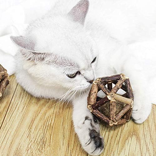 Пръчки от коча JISUAN Cat Silver Естествени Играчки Доставка Органични Лозя Топка За домашни Любимци, Играчки За домашни животни