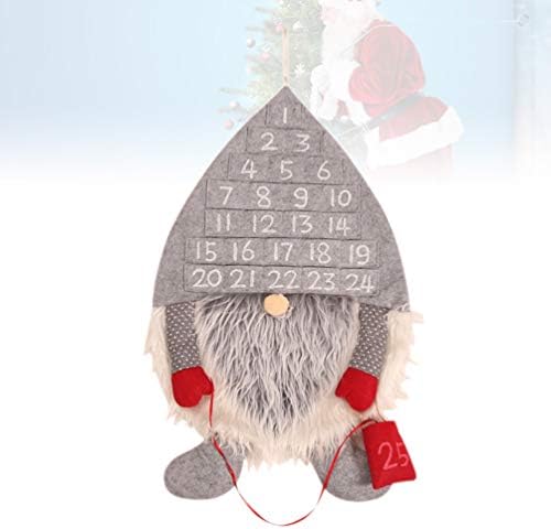 PRETYZOOM Коледен Адвент-Календар на Шведска Tomte Santa Gnome Обратно броене до Коледа Календар Детски Коледен Празник на Домашната Врата Стенен Декор