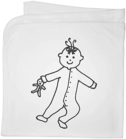 Памучни Бебешки одеяла /Шал Azeeda е Детска играчка в ръцете (BY00027913)