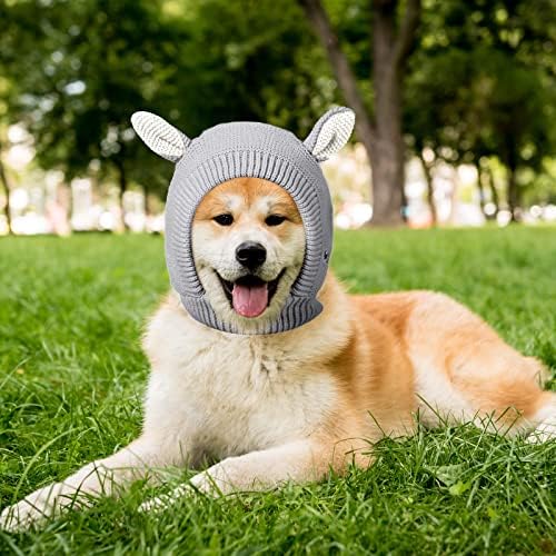 2 Бр. Crochet Шапки за кучета, Тихи и Уши за домашни любимци, Топло покритие за кучешки Уши, Защита от шум, Ушни на устройства за