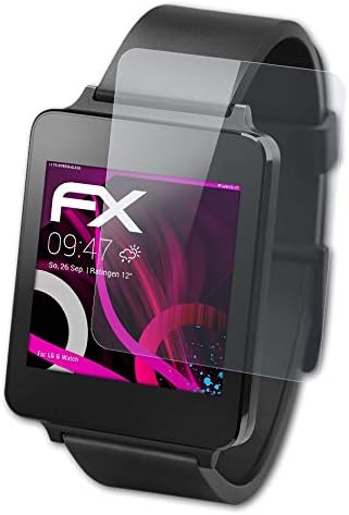 Защитно фолио за пластмаса стъкло atFoliX, съвместима с защитно фолио за стъкло LG G Watch защитно фолио за екрана от пластмаса