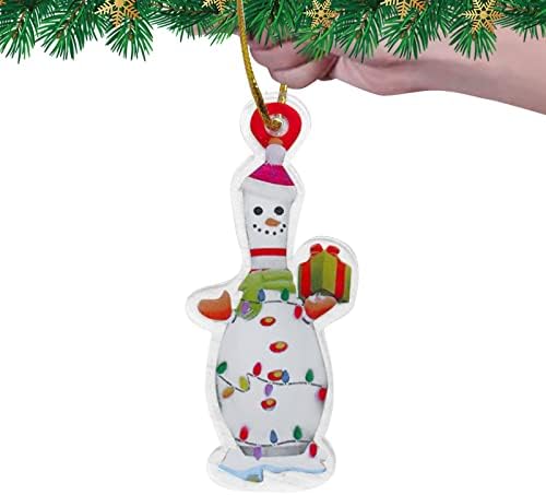 Акрилни Коледен Боулинг Коледно Дърво, Сувенири, Декорация С Кръгло Добра Украса Diamond Висулка Огледала