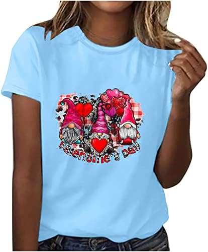 Лятна Есенна Женска Тениска С Къс Ръкав 2023, Облекло, с Кръгло Деколте, Памучен Ежедневни Тениска с Графичен Дизайн за Жени J9