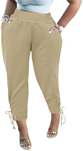 Дамски спортни панталони-капри Свободно, намаляване, Джоггеры-Карго за бягане, Градинска облекло