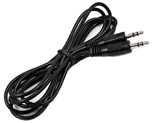 AUX аудио кабел повишена яркост 3,5 мм, съвместим с дискове iMM377 iMM377BLK iMM-377 iMM-377BLK MobiAir i177 i177-01 i177BLK-V-B