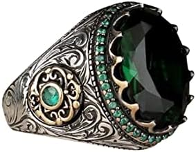 Пръстени за приятелство, пръстени поредици за жени, пръстен с диамант Диамант, Сапфир, зелен пръстен, пръстен като подарък, през цялата голям скъпоценен камък