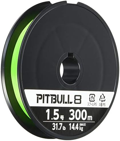 Риболов линия от полиетилен SHIMANO Pitbull 8 Лаймово-Зелена Ракита PL-M78S 300m