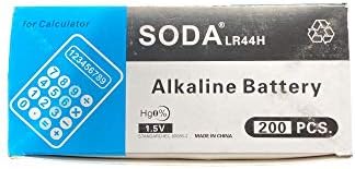 Blinkee Комплект от 200 Алкални батерии AG13 LR44 1,5 V Cell Battery