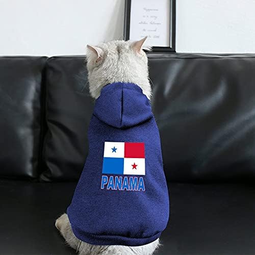 Гордостта на Панама - Hoody За Кучета С Панамски Флаг, Топли Блузи За Домашни Любимци, Пуловер За Кучета и Котки