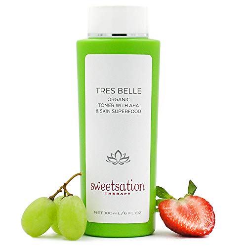 Органични Тоник Sweetsation Therapy Très Belle с АНА и суперпродуктами за кожата, 6 унции