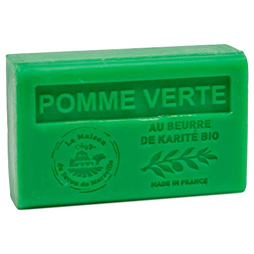 Френското сапун С масло от Шеа - Maison du Savon - Зелена Ябълка, 125 гр