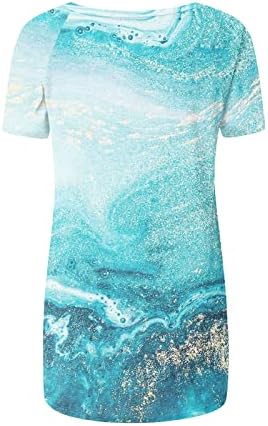 Върховете Tela Manga Corta para Mujer Camiseta Cuello Redondo Verano 2023 Camiseta holgada el Trabajo en casa Blusa Y2K Tee