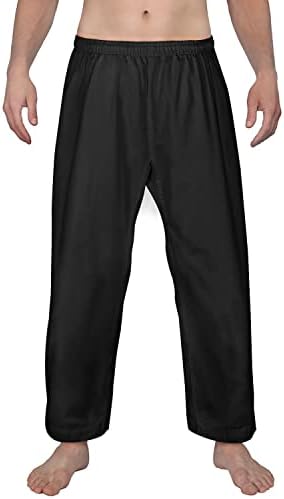 Панталони за карате FitsT4 8 грама, Панталони за бойни изкуства Средно тегло, с Еластична талия, Идеални за тренировки или състезания, 000-5