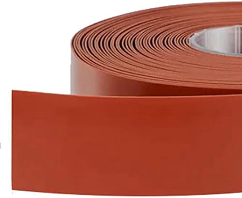Червени ленти от Термостойкой силиконов каучук, Гъвкави, Висока температура 60A, Без лепило, за Подложки, Уплотнителей, Накладки, Брони (1 x 3,3'x1/8)