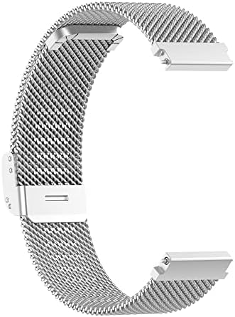 Тънка каишка FitTurn, съвместим с умни часовник AMAZTIM С20 PRO 1.72/С20/PYRODUM GT600/Kospet Tank Pro M1, Мрежест Регулируема каишка за часовник от Неръждаема стомана, Гривни, гривни за часов?