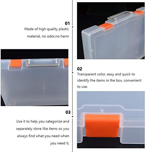 Пластмасови контейнери Cabilock Пластмасови Чекмеджета За Съхранение на Блокове Пластмасов Органайзер Кутия със Свалящ се капак