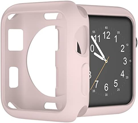 Калъф е съвместим с Apple Watch Серия 3/2/1 42 мм, аксесоари YINVA Cover за iWatch 42 мм (розов)