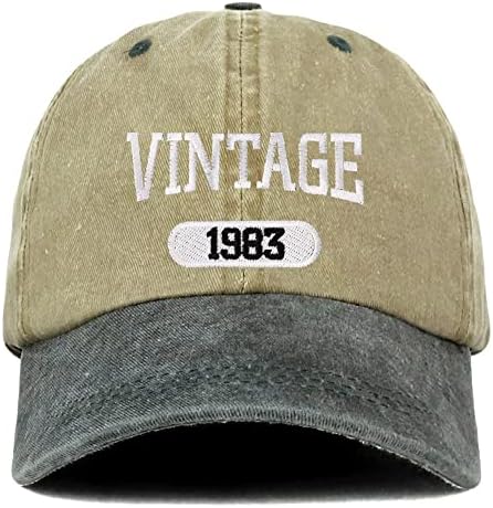 Моден магазин за дрехи Реколта 1983 бродирани 40-ия рожден ден на мека Короната измити памук Cap