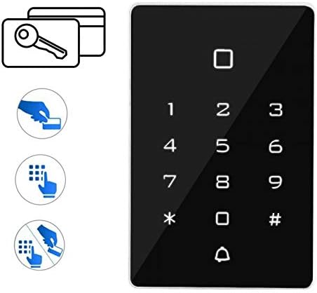 HUANGXING - Комплект, Система за контрол на достъпа до врати, Контролер за Достъп до вратата с парола с Подсветка за Сигурност,