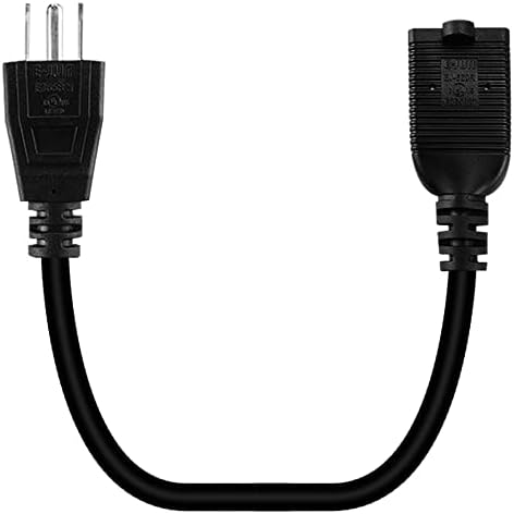 Захранващ кабел Toptekits от 5-15 P до 5-15 R / 5-20 R, кабел-адаптер от 15 до 20 Ампера, домакински вилица 14AWG от 15 Ампера до