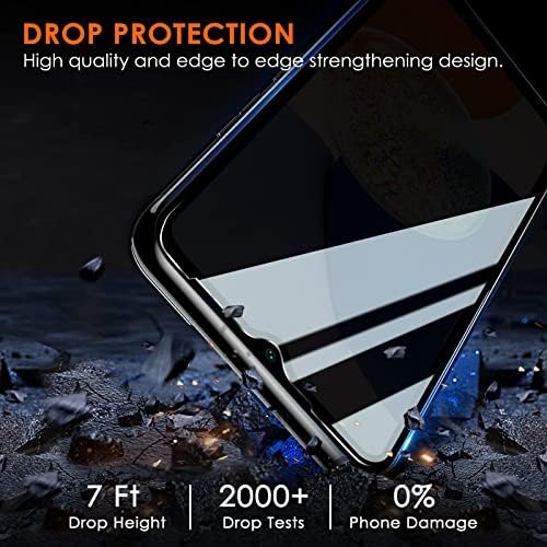 YWXTW за Samsung Galaxy A14 Защитно фолио за екран за поверителност 5G, Подобрена защита на екрана от закалено стъкло 9H, съвместима с Galaxy A14, 2 опаковки