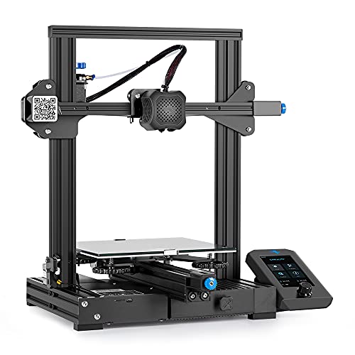 Официален актуализиран 3D принтер Creality На 3 V2 Безшумна дънна платка, Фирмен захранване на платформата от Карборундового Стъкло, функцията на възобновяване на печат,