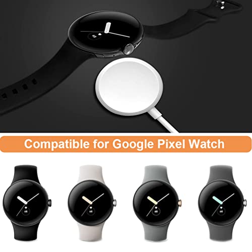 YOFUNTLE [2] Съвместими Кабели за зарядното устройство Google Pixel Watch, Преносими зарядно устройство ще захранване на зарядно устройство за Pixel Watch, Магнитен Взаимозаменяеми