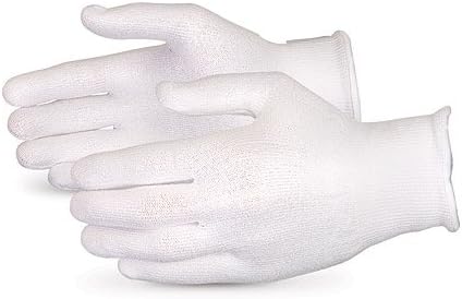 Работни ръкавици от трико Superior Touch® 13-ти калибър, устойчиви на гумата от HPPE, Бял цвят - Големи
