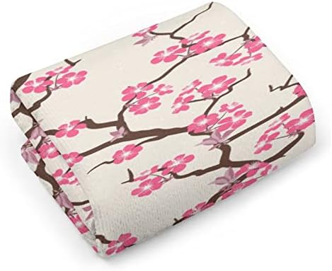 Цъфтящи Кърпа за лице Cherry Blossom Премия Кърпи Гъба за миене на съдове за спа Хотел и Баня
