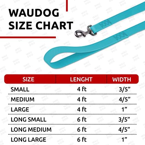 Водоустойчив с каишка за кучета WAUDOG - Противоскользящий каишка за по-големи кучета, малки и средни кучета - Здрава каишка за